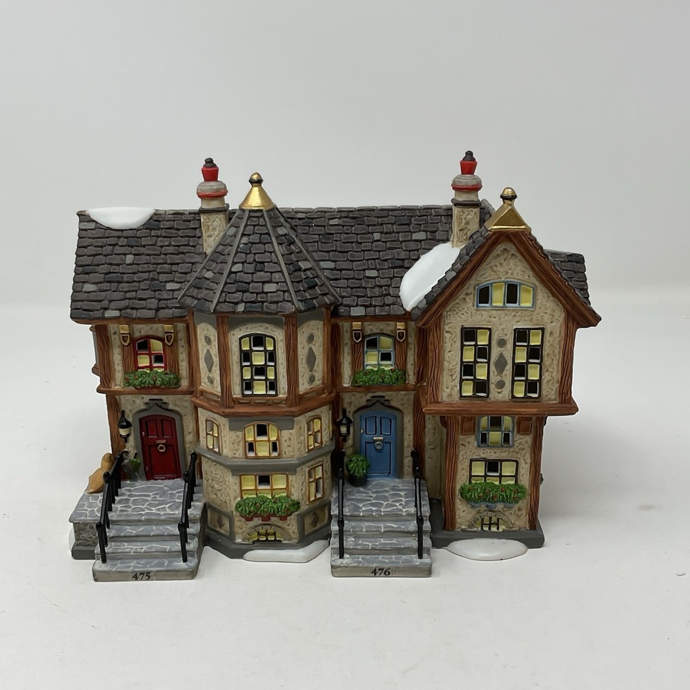 Dept 56 Dickens Village Howard Street Row Houses 56.58728 Christmas